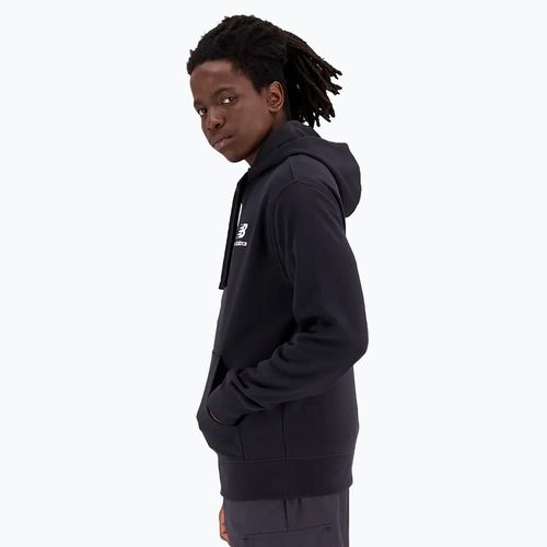 Vyriškas džemperis New Balance Essentials Stacked Logo French Terry black