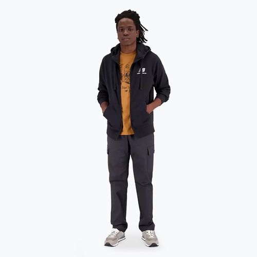 Vyriškas džemperis New Balance Essentials Stacked Logo French Terry black