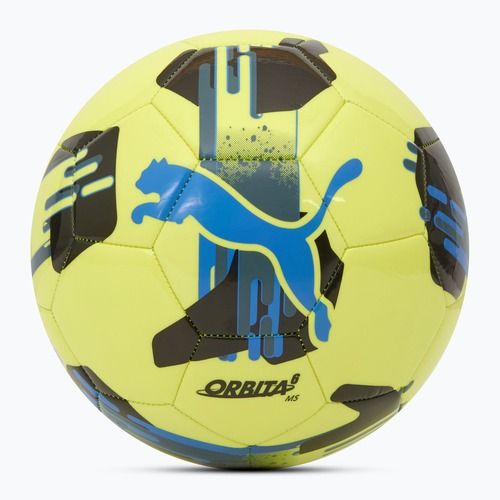 Futbolo kamuolys PUMA Orbita 6 MS puma white/fizzy apple dydis 3