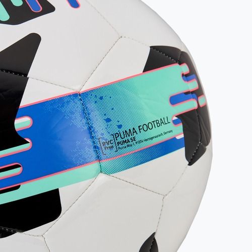Futbolo kamuolys PUMA Orbita 6 MS puma white/bluemazing/electric peppermint dydis 4