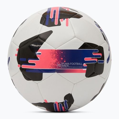 Futbolo kamuolys PUMA Orbita 6 MS puma white/lapis lazuli/sunset glow dydis 5