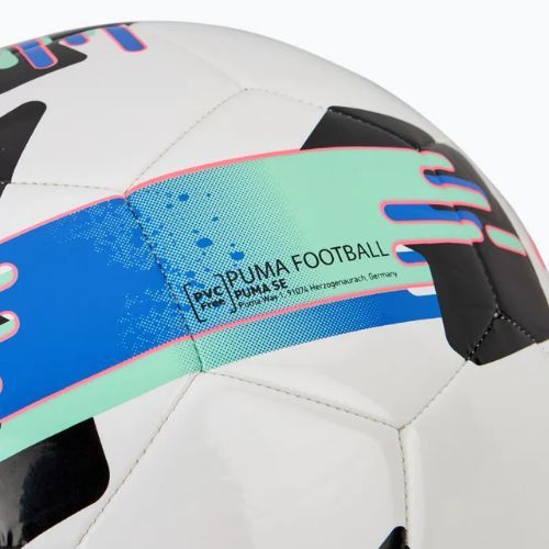 Futbolo kamuolys PUMA Orbita 6 MS puma white/bluemazing/electric peppermint dydis 5