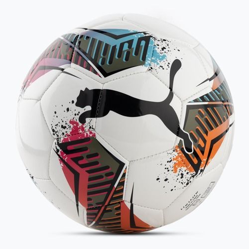 Futbolo kamuolys PUMA Futsal 2 MS puma white/garnet rose/dusty aqua dydis 3