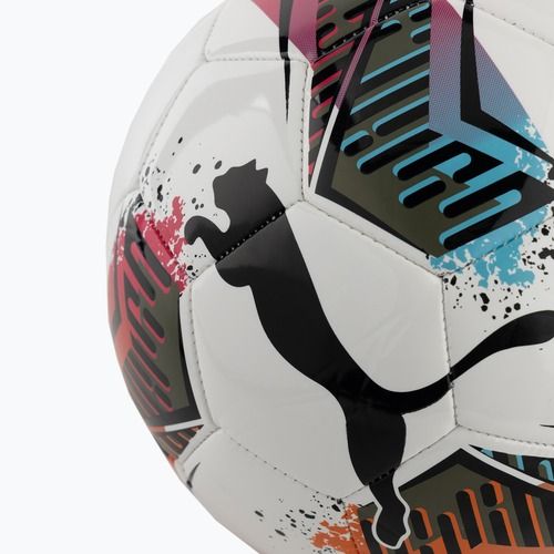 Futbolo kamuolys PUMA Futsal 2 MS puma white/garnet rose/dusty aqua dydis 4