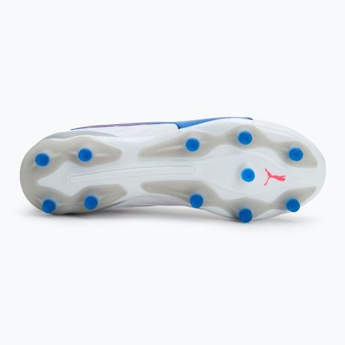 Vyriški futbolo batai PUMA King Pro FG/AG puma white/bluemazing/flat light grey/sunset glow