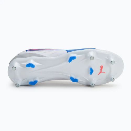 Vyriški futbolo batai PUMA King Pro MxSG puma white/bluemazing/flat light grey/sunset glow