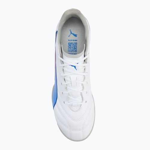 Futbolo batai PUMA King Pro TT puma white/bluemazing/flat light grey/sunset glow