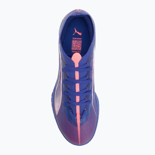 PUMA Ultra 5 Match IT lapis lazuli/puma white/sunset glow futbolo bateliai