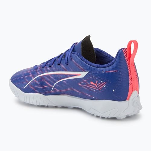 PUMA Ultra 5 Play TT Jr vaikų futbolo bateliai lapis lazuli/puma white/sunset glow