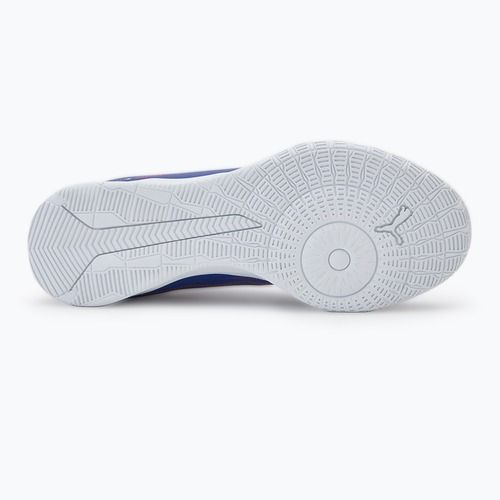 Vaikiški futbolo batai PUMA Ultra 5 Play IT Jr lapis lazuli/puma white/sunset gloe