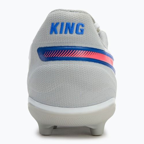 Vaikiški futbolo batai PUMA King Match FG/AG Jr puma white/bluemazing/flat light grey/sunset glow