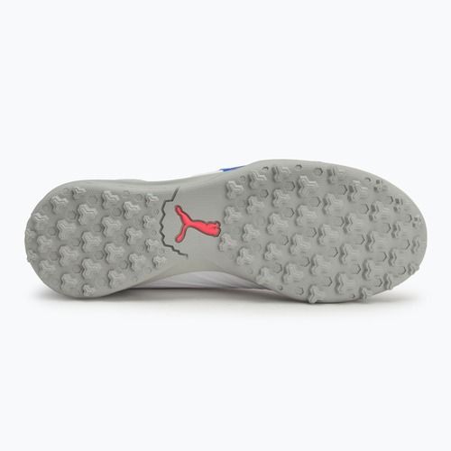 Vaikiški futbolo batai PUMA King Match TT Jr puma white/bluemazing/flat light grey/sunset glow