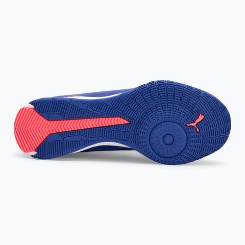 Vaikiški futbolo batai PUMA Ultra 5 Match It + Mid Jr lapis lazuli/puma white/sunset glow