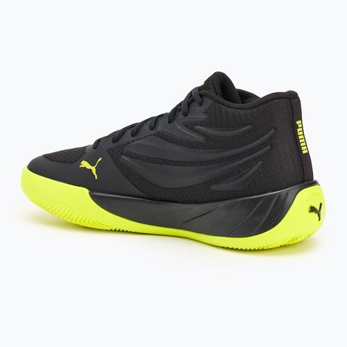 Vyriški krepšinio batai PUMA Court Pro puma black/electric lime