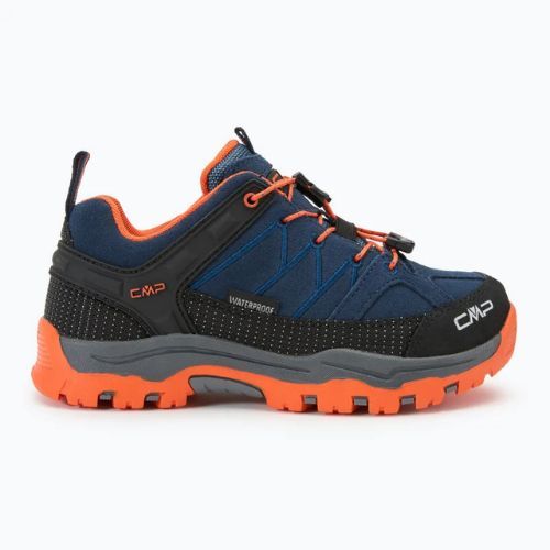 Vaikiški žygio batai CMP Rigel Low Wp b.blue / arancio