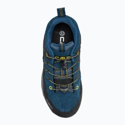 Vaikiški žygio batai CMP Rigel Low Wp blue ink / yellow