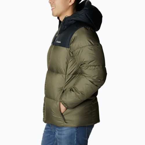Vyriška pūsta striukė Columbia Puffect II Hooded stone green/ black