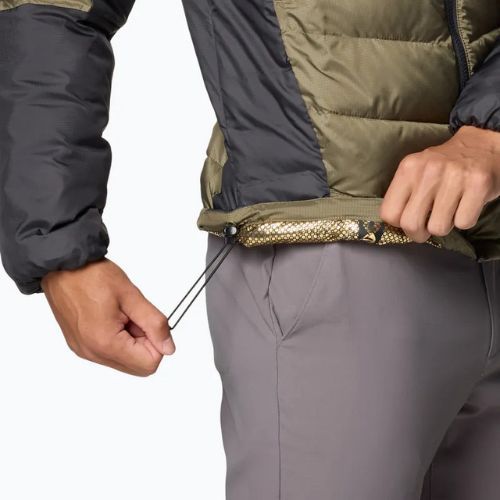 Columbia Labyrinth Loop II Hooded stone green/ shark vyriška pūkinė striukė