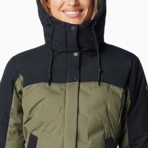 Moteriškas pūstas paltas Columbia Mountain Croo III Mid Down stone green/black