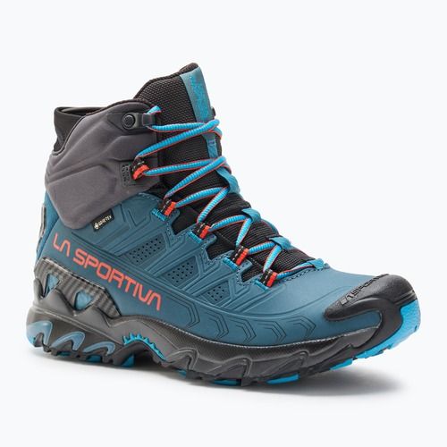 Vyriški žygio batai La Sportiva Ultra Raptor II Mid Leather GTX hurricane/ carbon