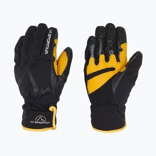 La Sportiva Slidinėjimo pirštinės juoda/geltona