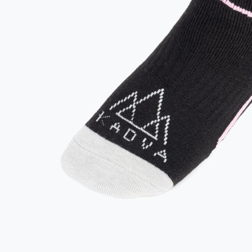 Moteriškos slidinėjimo kojinės KADVA Woolan W juodos spalvos