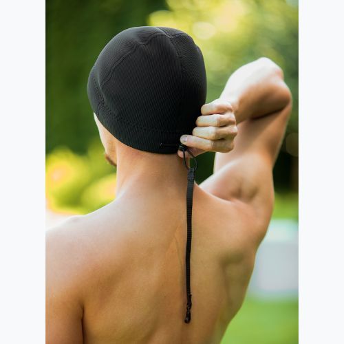 AQUASTIC Neopreninė kepurė Wintstick Beanie 3 mm juoda