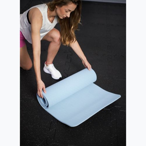 Fitneso kilimėlis TREXO TXO-B4Z002-BL 10 mm mėlynas