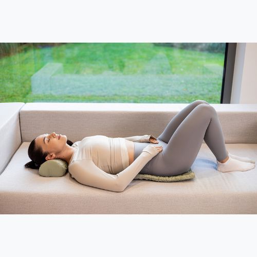 Akupresūros kilimėlis XTREXO z poduszką TXO-B4Z004-GN žalias