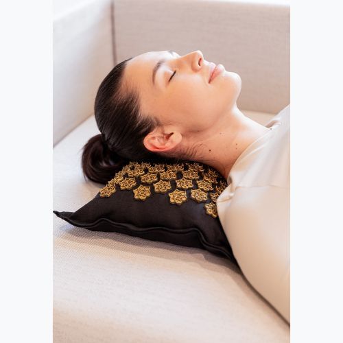 Akupresūros kilimėlis XTREXO ECO z poduszką TXO-B4Z006-BK juodas