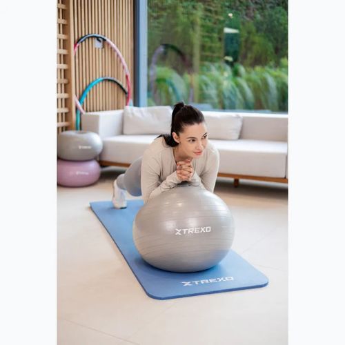 Gimnastikos kamuolys XTREXO TXO-B4Z007-GY 55 cm pilkas