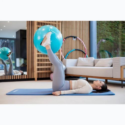Gimnastikos kamuolys XTREXO TXO-B4Z007-GN 55 cm turkio spalvos