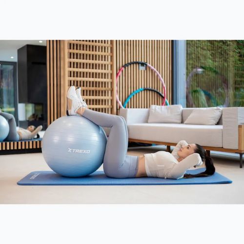 Gimnastikos kamuolys XTREXO TXO-B4Z008-BL 65 cm mėlynas