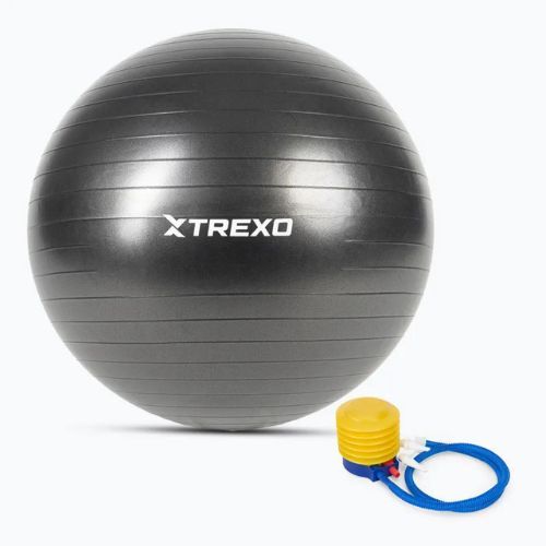 Gimnastikos kamuolys TREXO TXO-B4Z009-BK 75 cm juodas