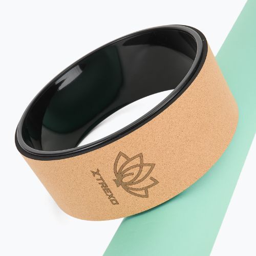 Kamštinis jogos lankas XTREXO TXO-B4Z023-NC natūalus