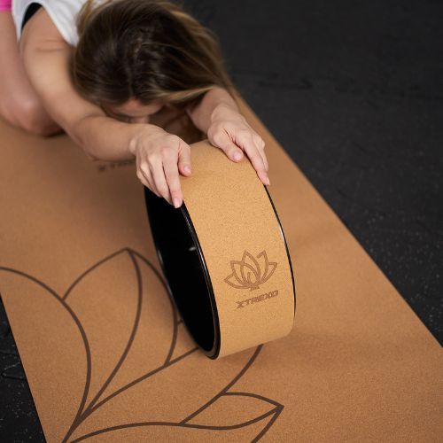 Kamštinis jogos lankas XTREXO TXO-B4Z023-NC natūalus