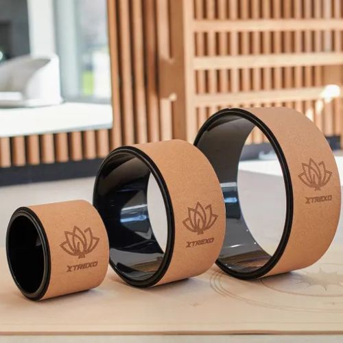 Kamštinis jogos lankas XTREXO TXO-B4Z025-NC natūalus