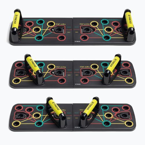 Daugiafunkcinė platforma su rankenomis XTREXO sulankstoma TXO-B4Z044-BK juodas