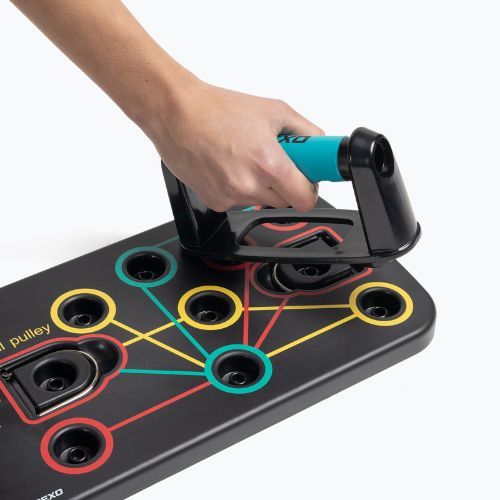 Daugiafunkcinė platforma su rankenomis ir plėtikliu XTREXO sulankstoma TXO-B4Z045-BK juodas