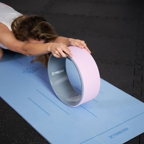 Kamštinis jogos lankas XTREXO TXO-B4Z084-VT violetinis