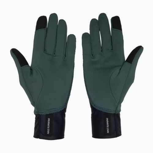 Moteriškos bėgimo pirštinės Nike Pacer Midweight RG vintage green/black/silver