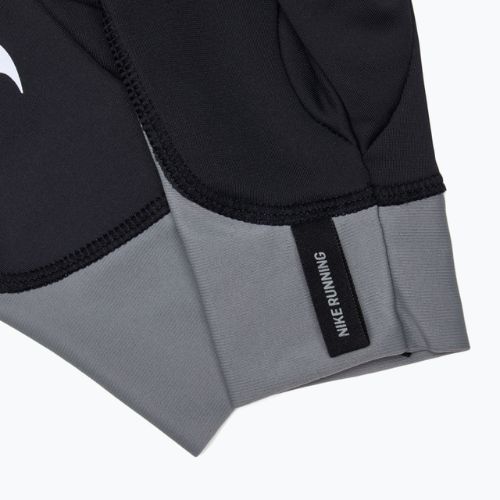 Vyriškos bėgimo pirštinės Nike Pacer Midweight RG black/smoke grey/silver