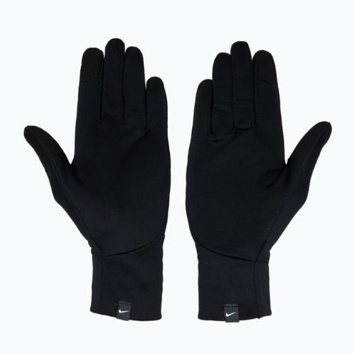 Moteriškos bėgimo pirštinės Nike Pacer Lightweight RG black/black/silver