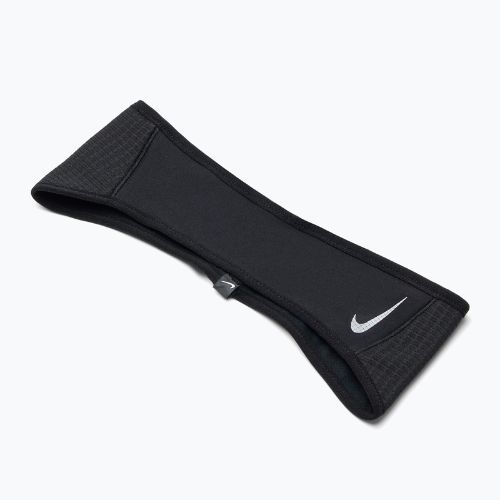 Moteriška galvos juosta + pirštinių komplektas Nike Essential Running black/black/silver