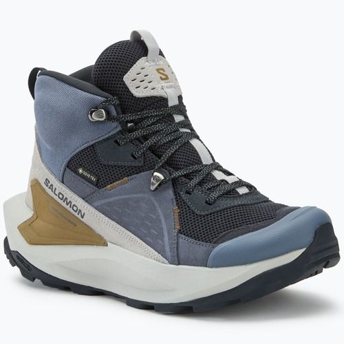 Vyriški turistiniai batai Salomon Elixir Mid GTX dark navy/grisaille/gray violet