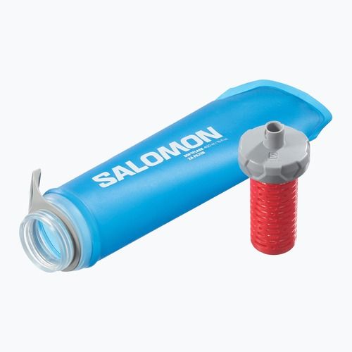 Minkštas butelis Salomon SoftFlask XA Filter 490ml/16oz clear blue