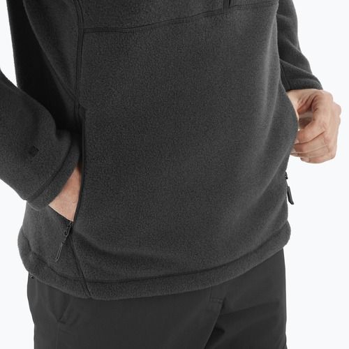 Vyriškas žygio džemperis Salomon Chroma Fleece Hz deep black
