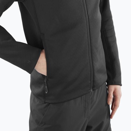 Vyriškas žygio džemperis Salomon Essential Midwarm Hd deep black