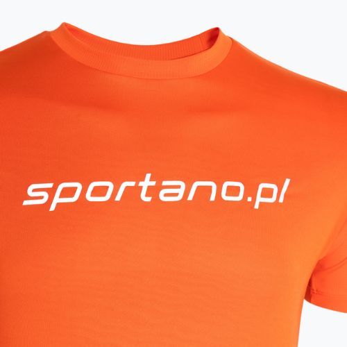 Vyriški bėgimo marškinėliai SPORTANO Active Men oranžiniai