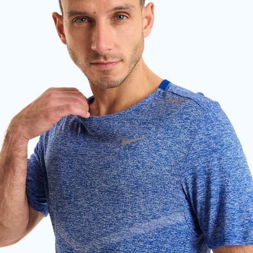 Vyriški bėgimo marškinėliai Nike Dri-Fit Rise 365 game royal/black